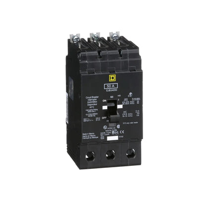 Interruptor Atornillable Marco E 3P 50A a 480/277 Vca 65/100kA Square D Schnieder Electric EJB34050