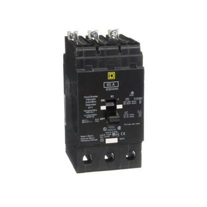 Interruptor Atornillable Marco E 3P 60A 480Y/277 Vca 18/25kA Square D Schnieder Electric EDB34060