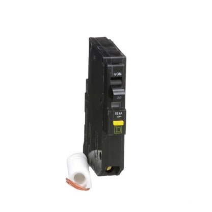 Interruptor Termoagnético 1 Polo 20 A con Protección Falla a Tierra Square D Enchufable Schneider Electric QO120GFI