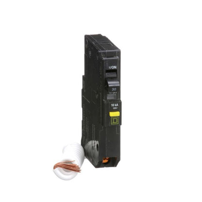 Interruptor Termoagnético 1 Polo 30 A con Protección Falla a Tierra Square D Enchufable Schneider Electric QO130GFI