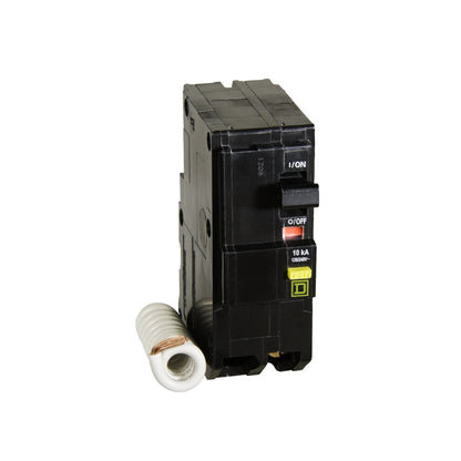 Interruptor Termoagnético 2 Polos 30 A con Protección Falla a Tierra Square D Enchufable Schneider Electric QO230GFI