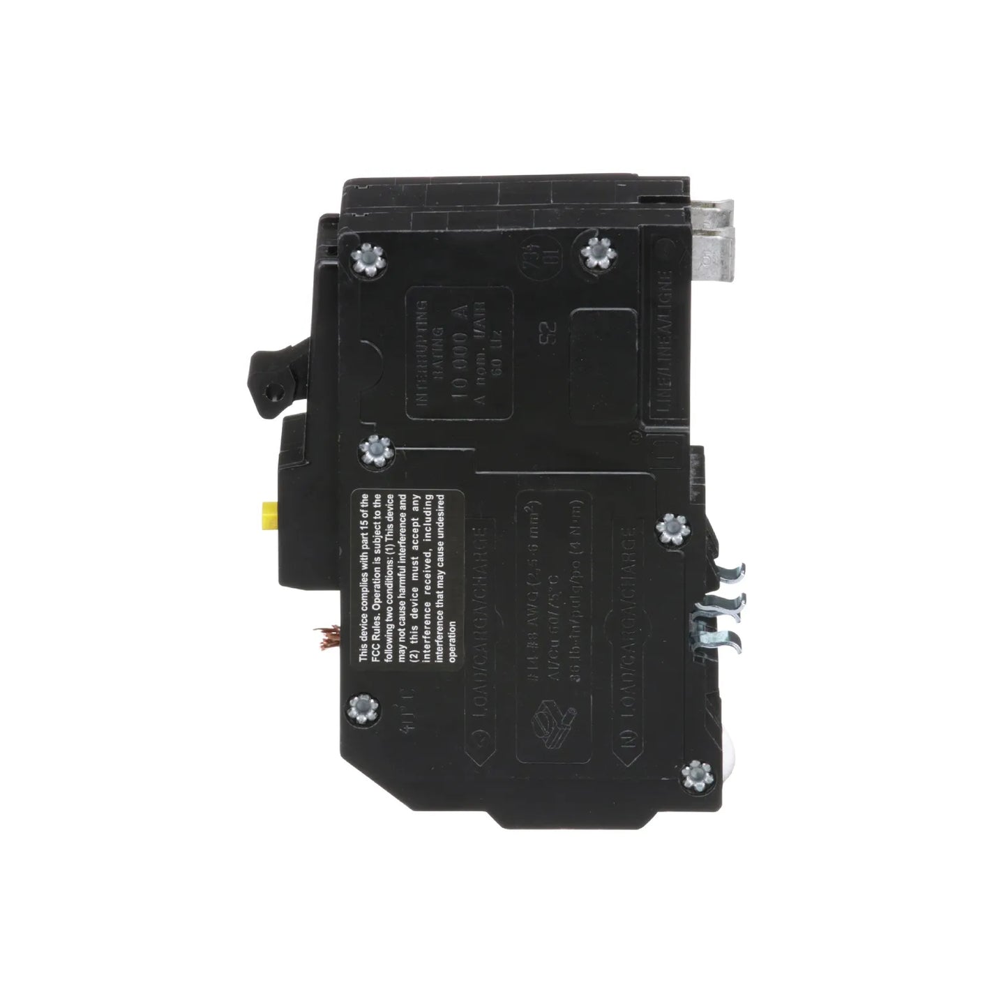 Interruptor Termoagnético 2 Polos 30 A con Protección Falla a Tierra Square D Enchufable Schneider Electric QO230GFI