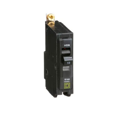 Interruptor Termomagnético 1 Polo 10 A Square D Atornillable Schneider Electric QOB110
