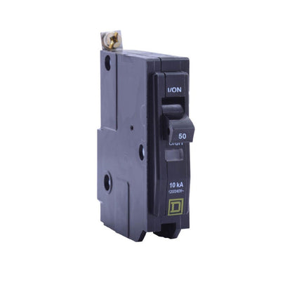 Interruptor Termomagnético 1 Polo 50 A Square D Atornillable Schneider Electric QOB150