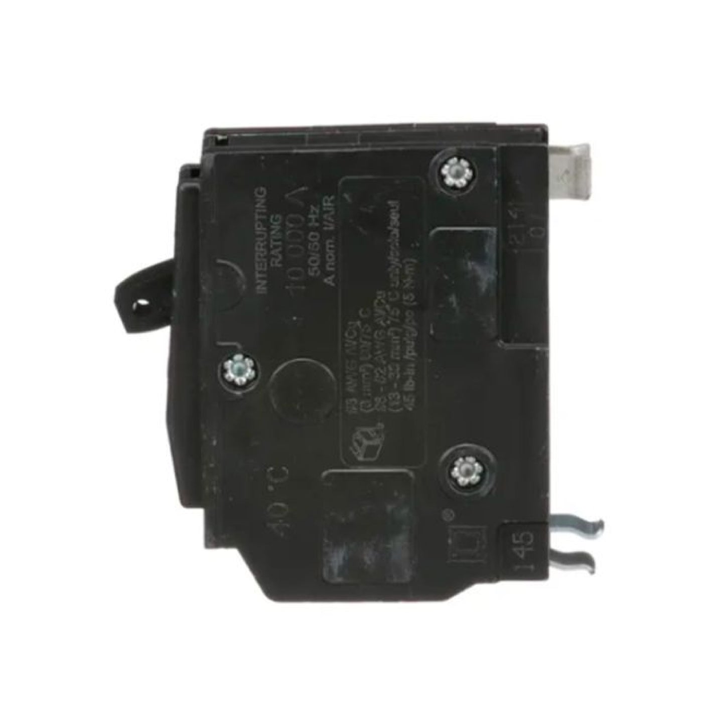 Interruptor Termomagnético 1 Polo 50 A Square D Enchufable Schneider Electric QO150