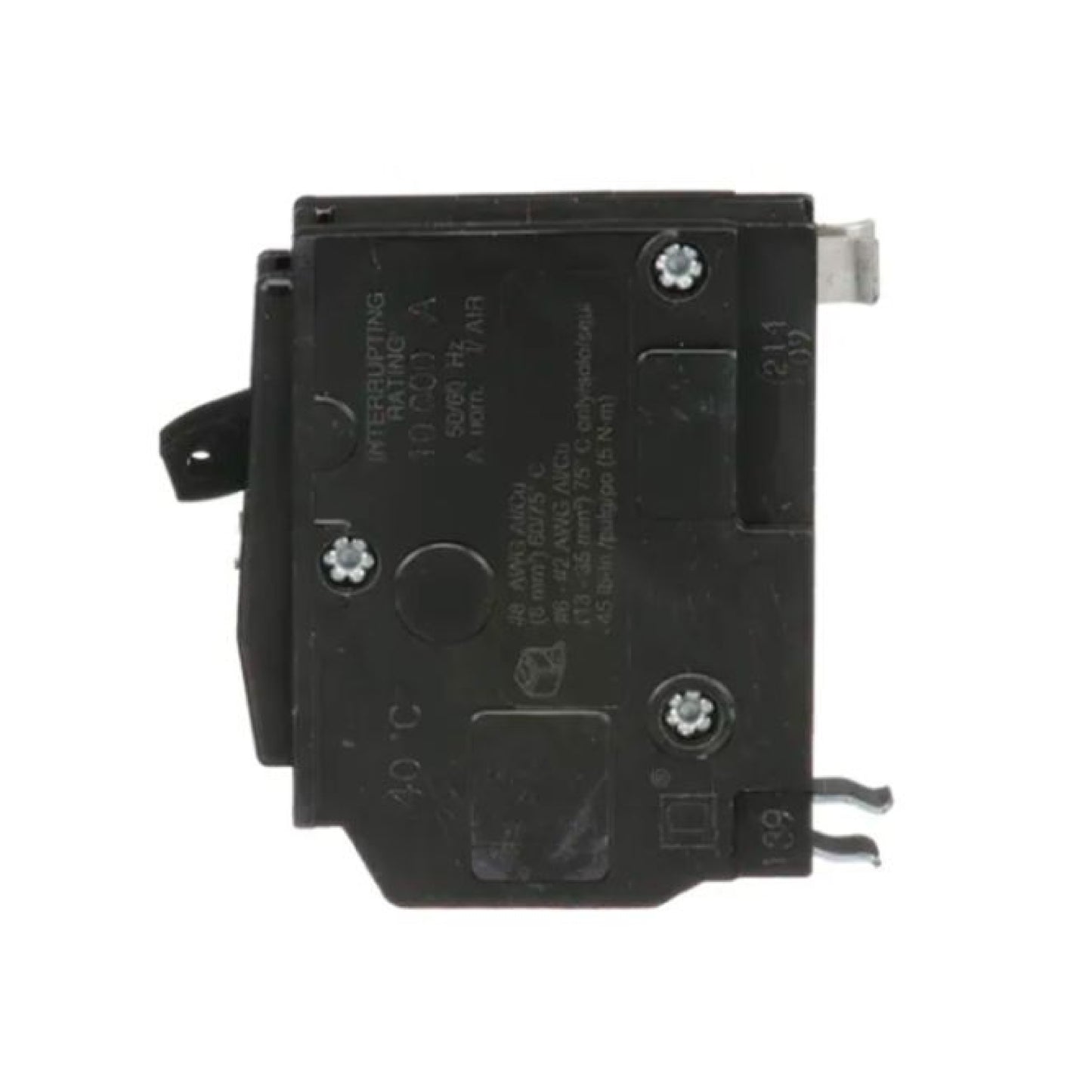 Interruptor Termomagnético 1 Polo 60 A Square D Enchufable Schneider Electric QO160
