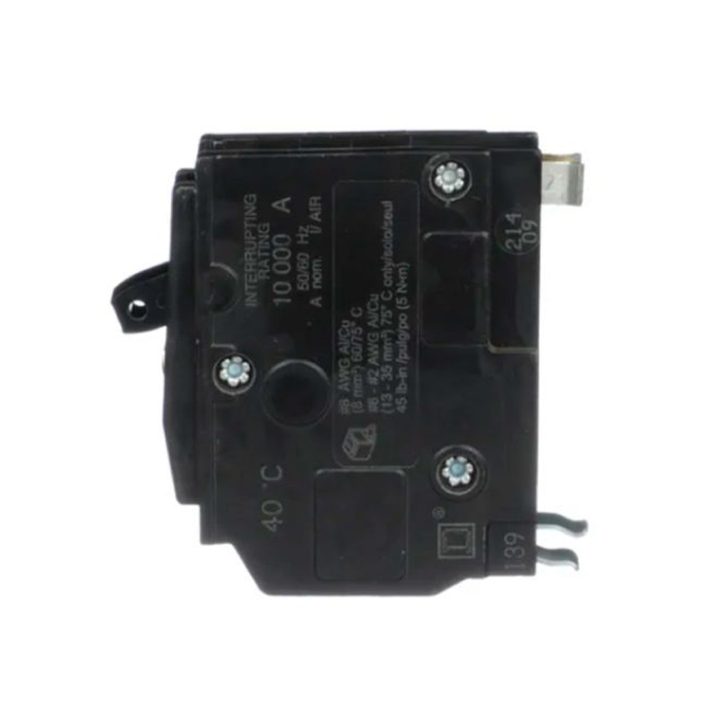 Interruptor Termomagnético 1 Polo 70 A Square D Enchufable Schneider Electric QO170