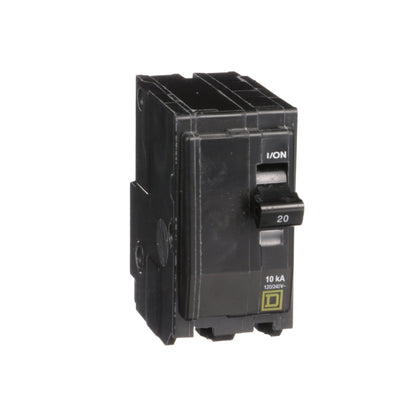 Interruptor Termomagnético 2 Polos 20 A Square D Enchufable Schneider Electric QO220