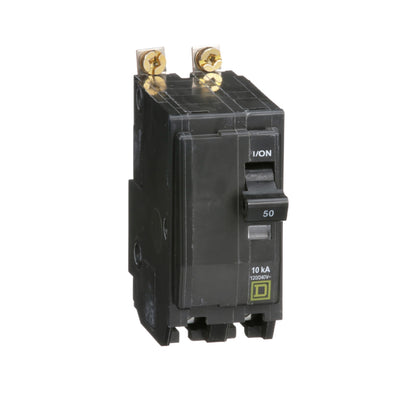 Interruptor Termomagnético 2 Polos 50 A Square D Atornillable Schneider Electric QOB250