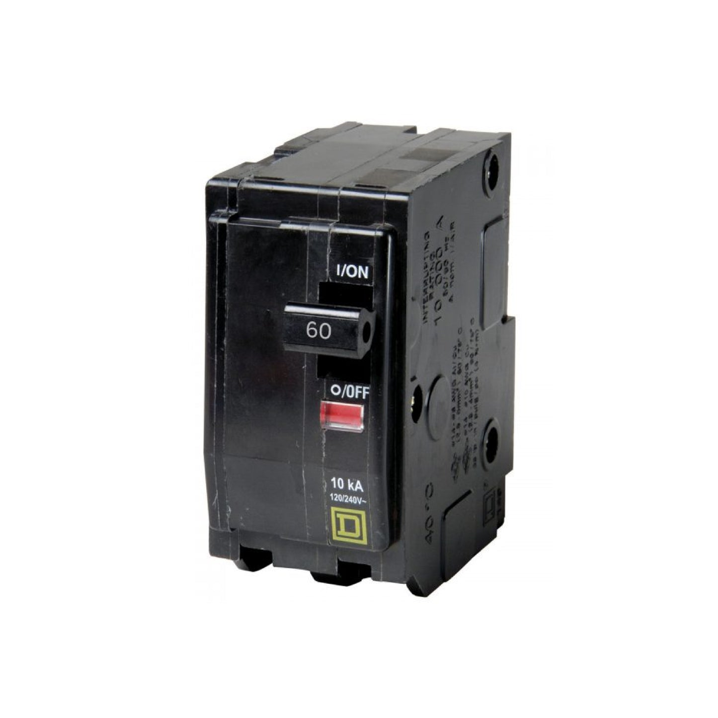 Interruptor Termomagnético 2 Polos 60 A Square D Enchufable Schneider Electric QO260