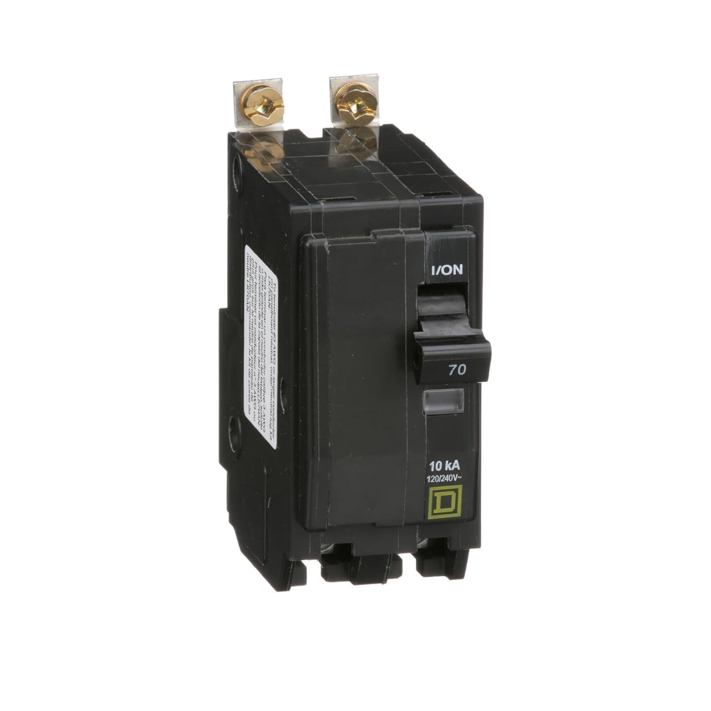 Interruptor Termomagnético 2 Polos 70 A Square D Atornillable Schneider Electric QOB270