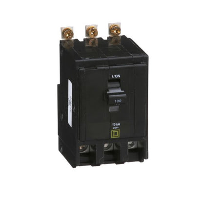 Interruptor Termomagnético 3 Polos 100 A Square D Atornillable Schneider Electric QOB3100