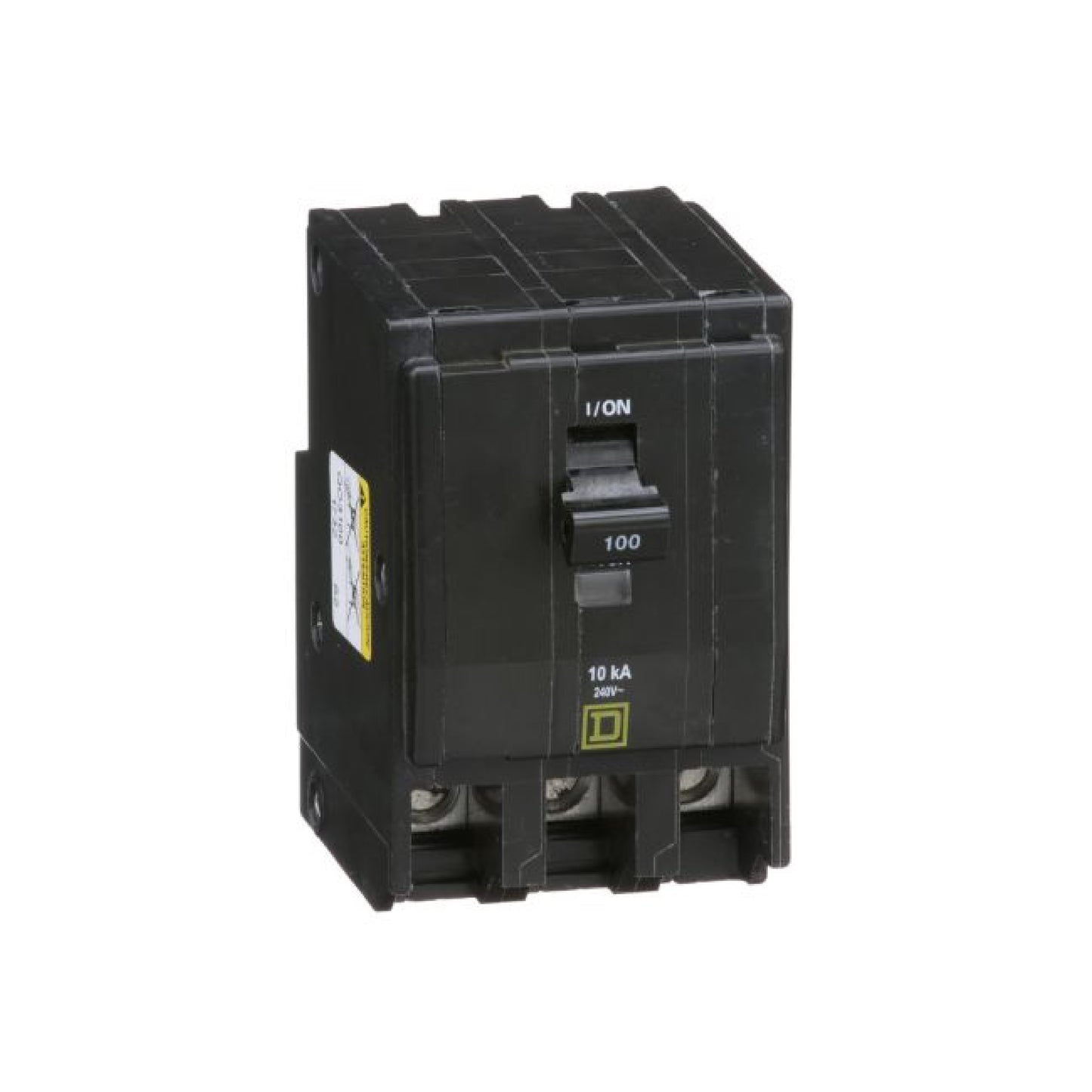Interruptor Termomagnético 3 Polos 100 A Square D Enchufable Schneider Electric QO3100
