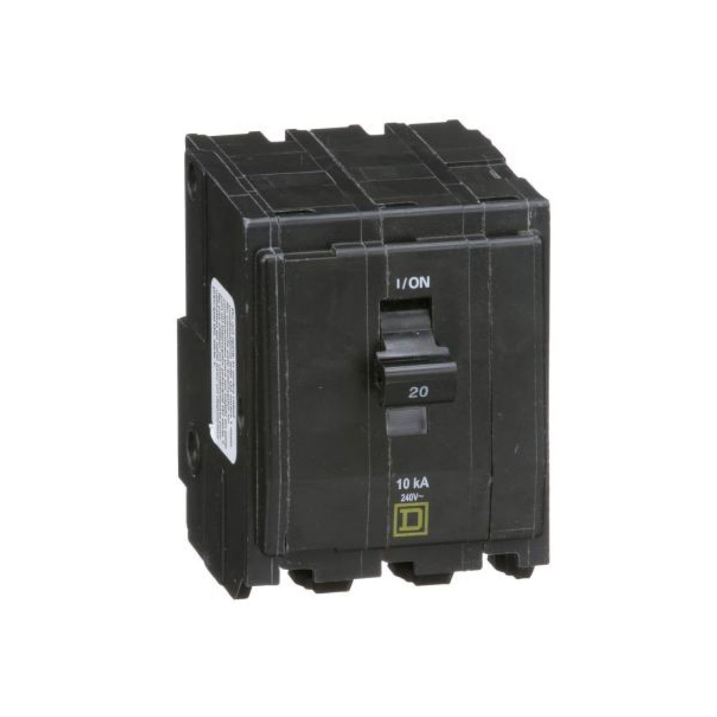 Interruptor Termomagnético 3 Polos 20 A Square D Enchufable Schneider Electric QO320