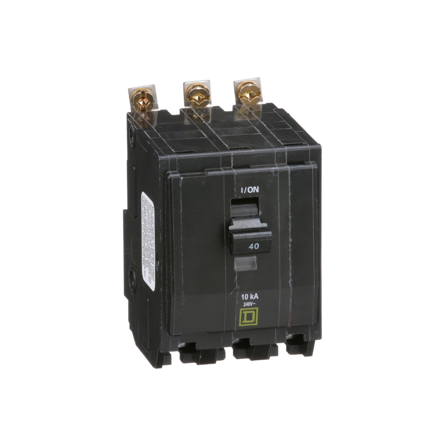 Interruptor Termomagnético 3 Polos 40 A Square D Atornillable Schneider Electric QOB340