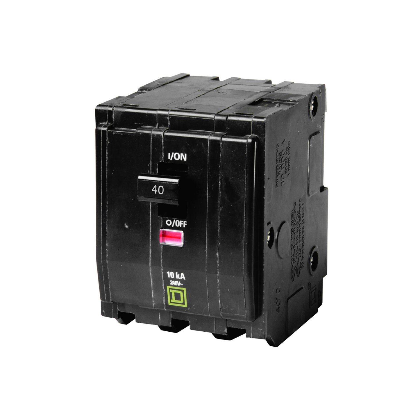 Interruptor Termomagnético 3 Polos 40 A Square D Enchufable Schneider Electric QO340
