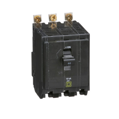Interruptor Termomagnético 3 Polos 60 A Square D Atornillable Schneider Electric QOB360