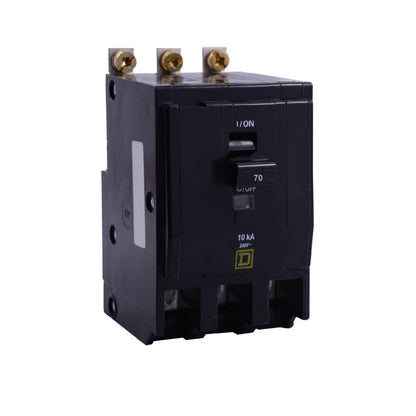 Interruptor Termomagnético 3 Polos 70 A Square D Atornillable Schneider Electric QOB370