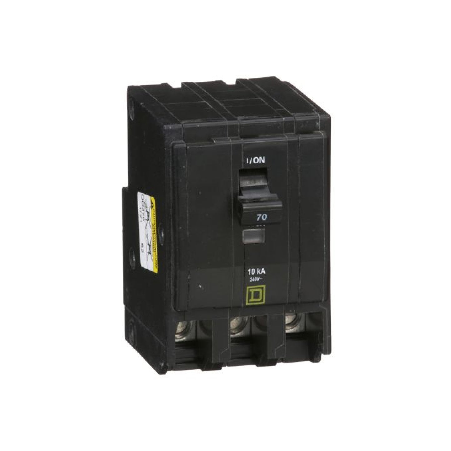 Interruptor Termomagnético 3 Polos 70 A Square D Enchufable Schneider Electric QO370