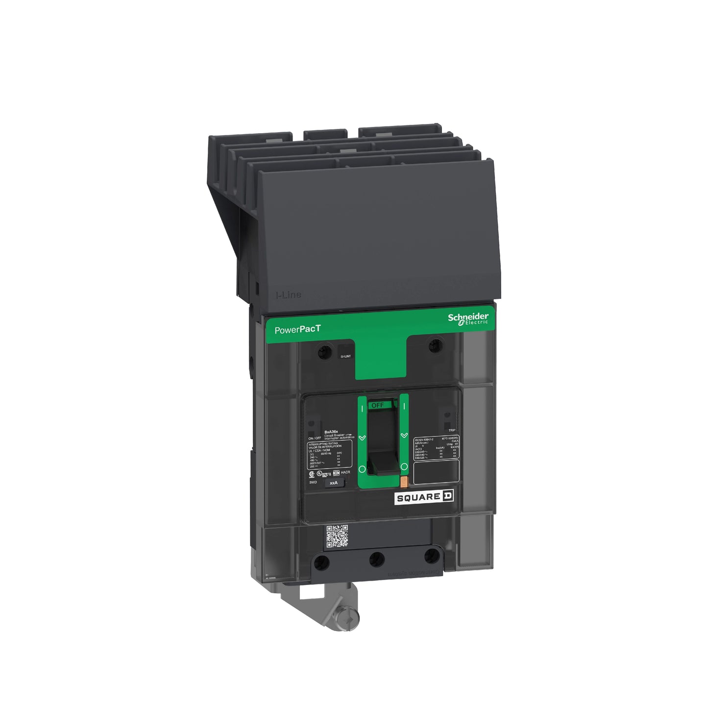 Interruptor Termomagnético Power Pact B 3P 50 A I-Line Schneider Electric BDA36050