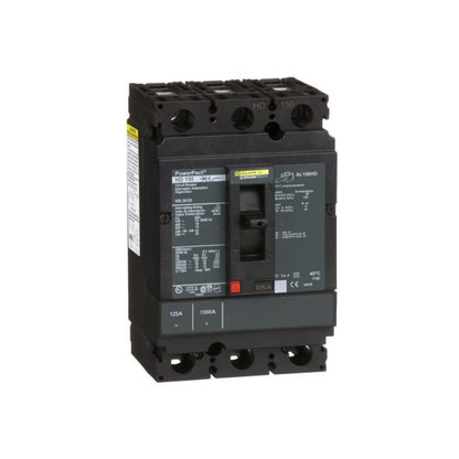 Interruptor Termomagnético Power Pact H 3P 125 A con Zapatas Schneider Electric HDL36125