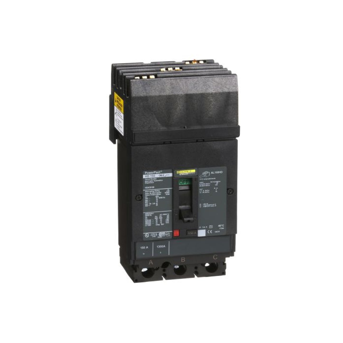 Interruptor Termomagnético Power Pact H 3P 150 A I-Line Schneider Electric HDA36150