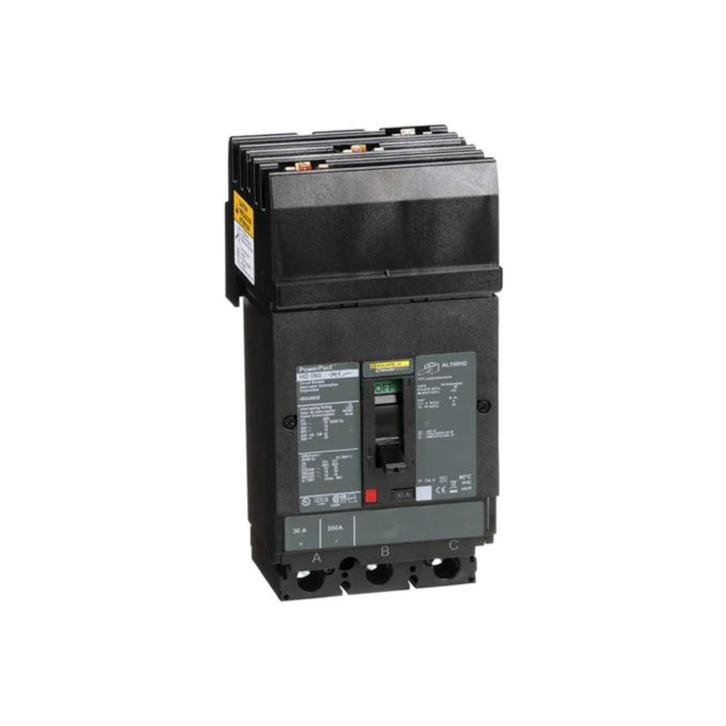 Interruptor Termomagnético Power Pact H 3P 30 A I-Line Schneider Electric HDA36030