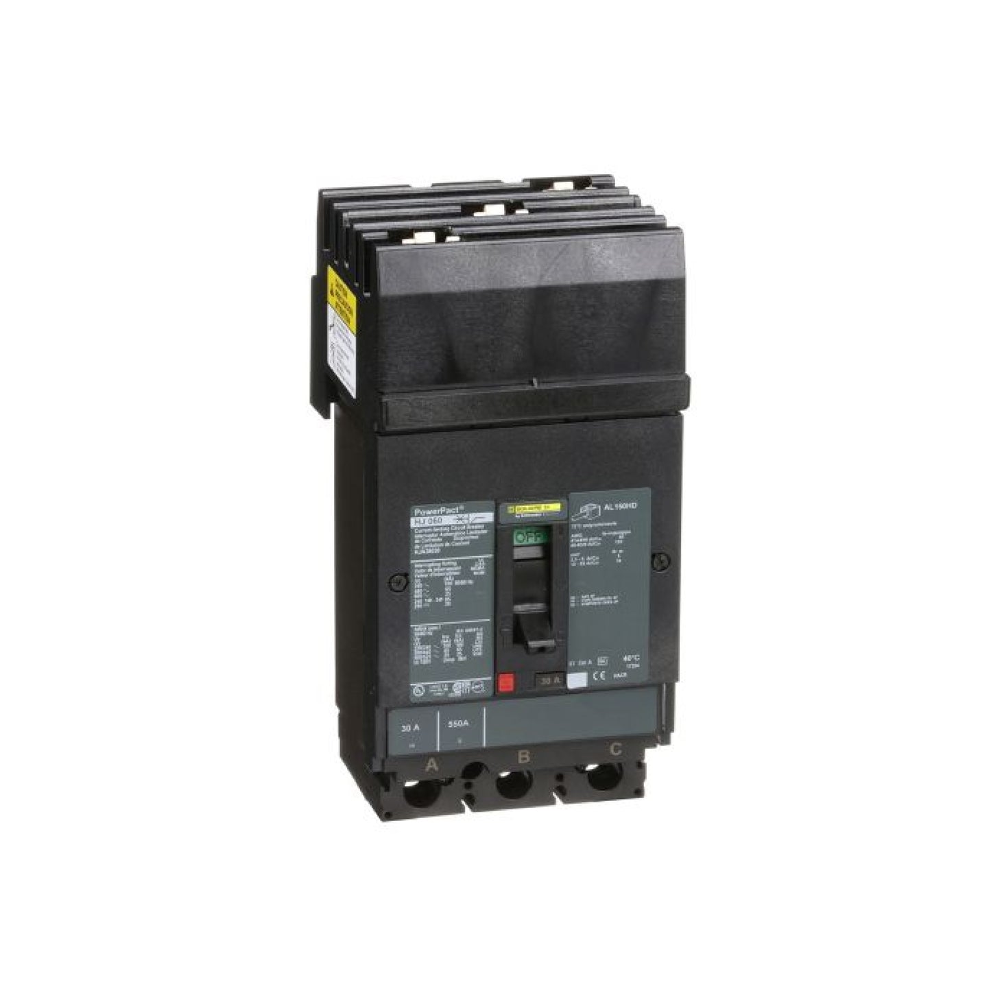 Interruptor Termomagnético Power Pact H 3P 30 A I-Line Schneider Electric HJA36030