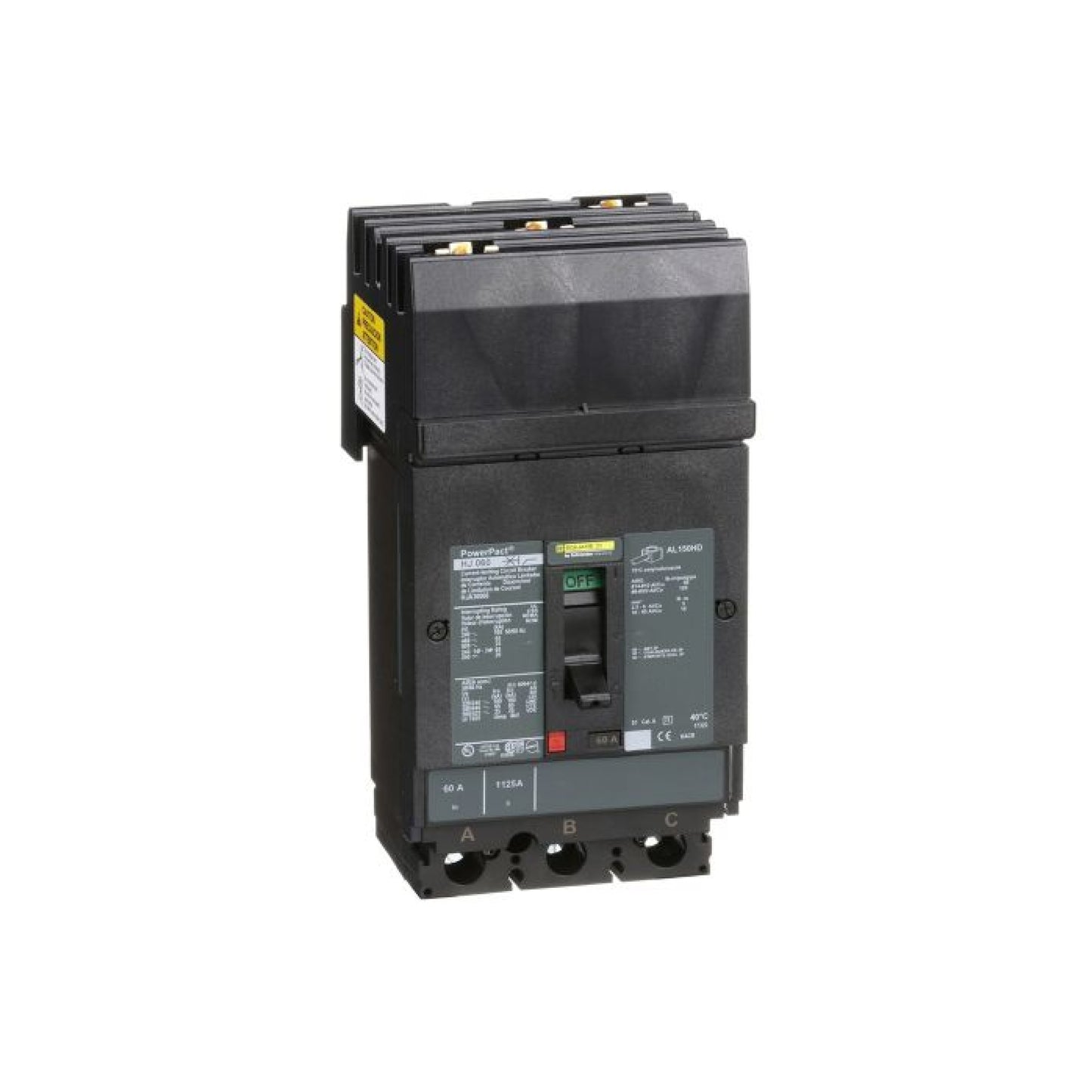Interruptor Termomagnético Power Pact H 3P 60 A I-Line Schneider Electric HJA36060