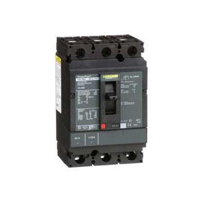 Interruptor Termomagnético Power Pact H 3P 60 A con Zapatas Schneider Electric HDL36060