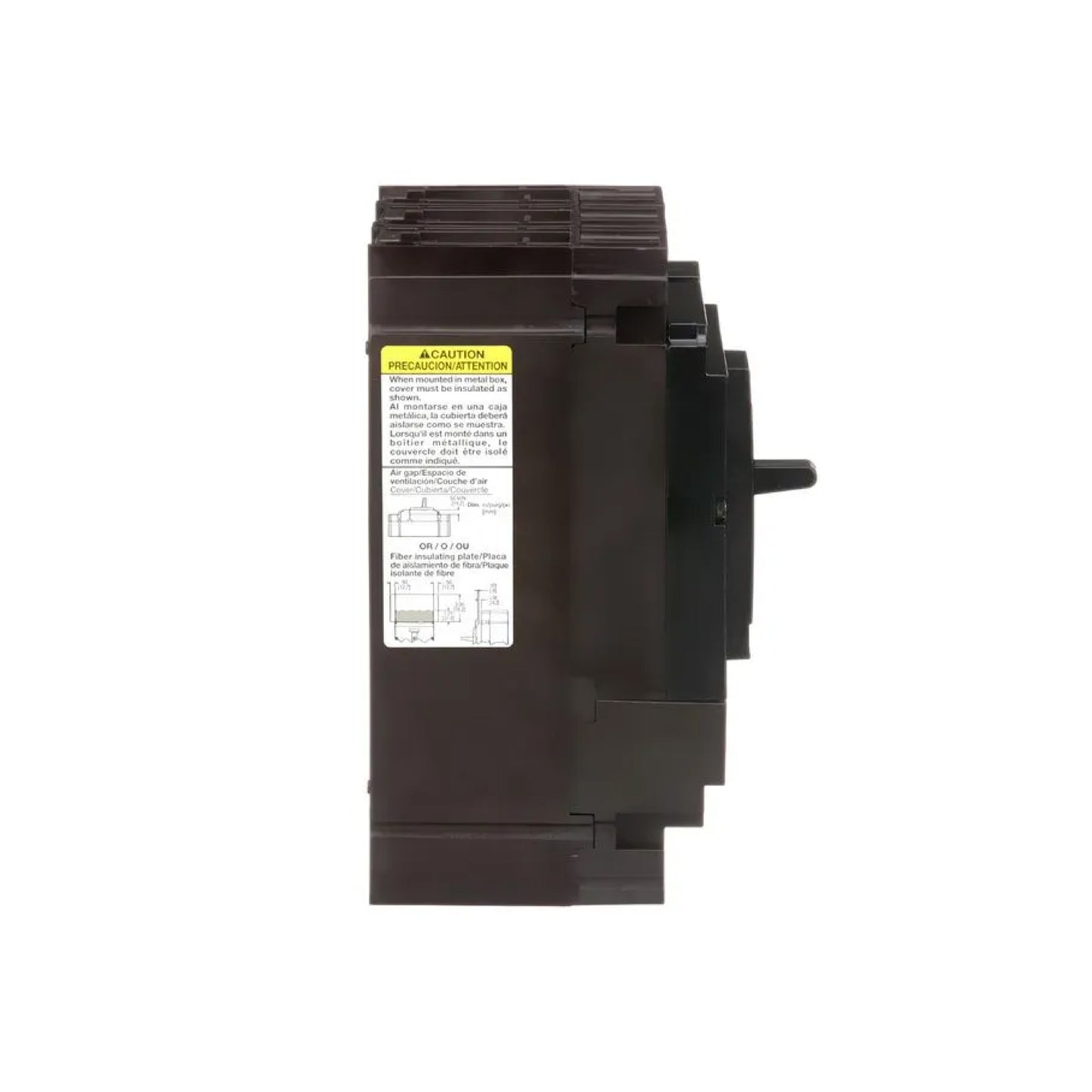 Interruptor Termomagnético Power Pact H 3P 60 A con Zapatas Schneider Electric HDL36060