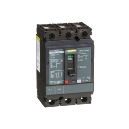 Interruptor Termomagnético Power Pact H 3P 70 A con Zapatas Schneider Electric HDL36070
