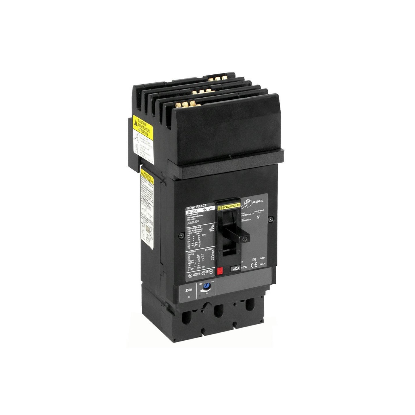 Interruptor Termomagnético Power Pact J 3P 225 A I-Line Schneider Electric JGA36225