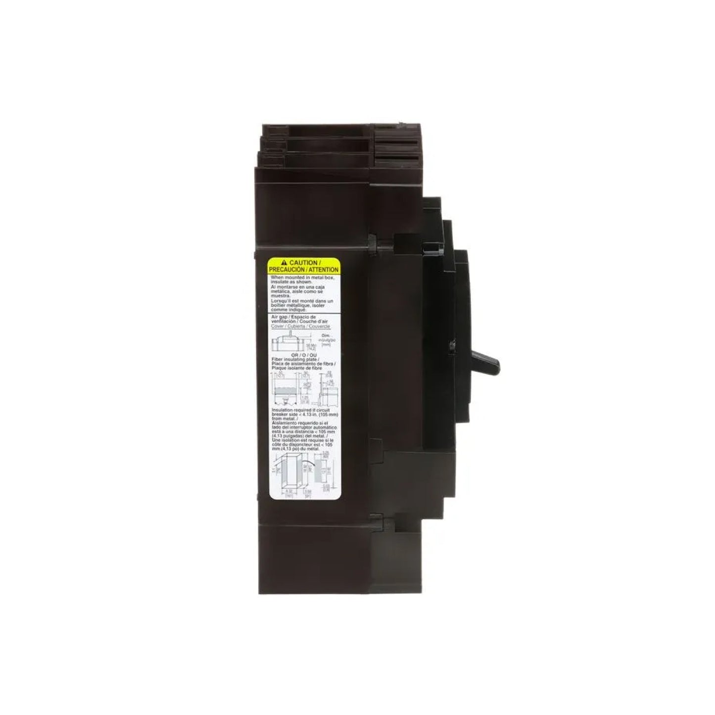 Interruptor Termomagnético Power Pact J 3P 250 A con Zapatas Schneider Electric JDL36250