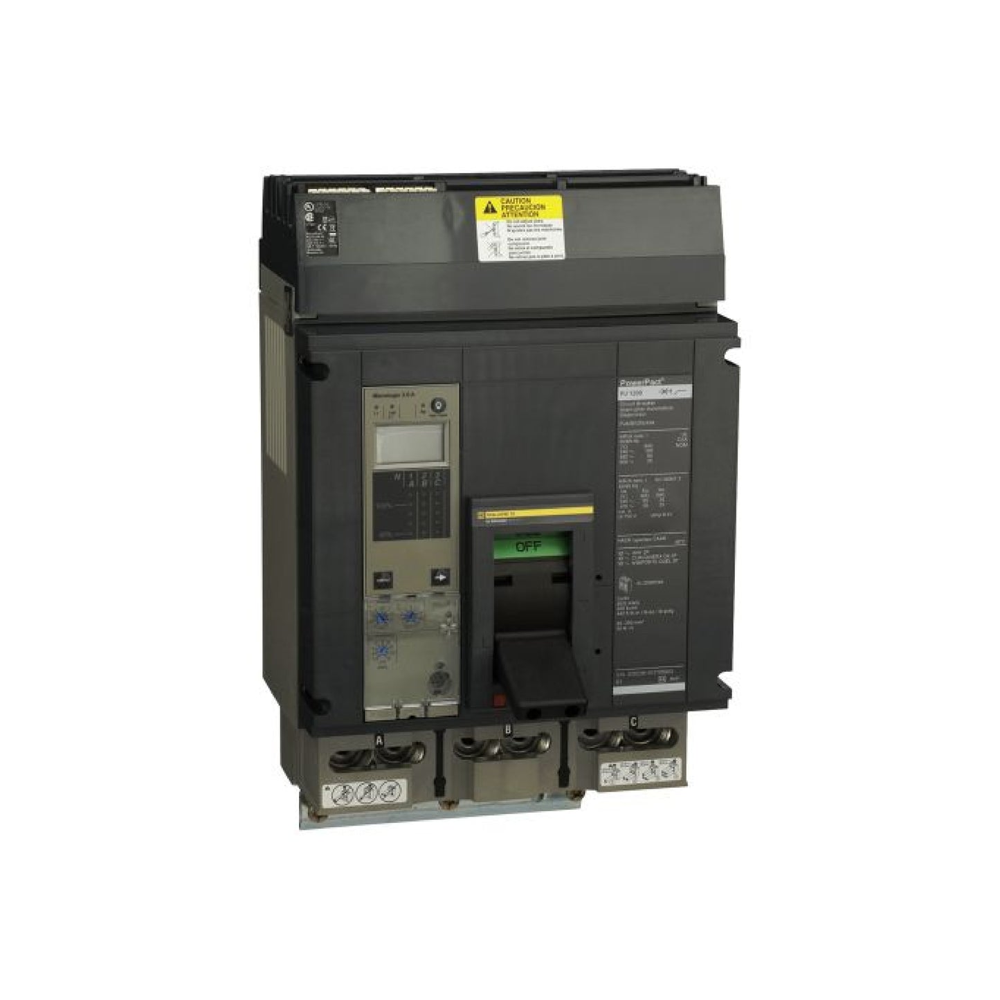 Interruptor Termomagnético Power Pact P 3P 1200 A I-Line Schneider Electric PJA36120U41A