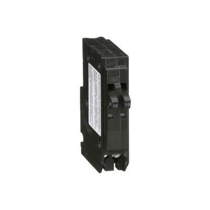 Interruptor Termomagnético Tandem 1 Polos 15/15 A Enchufable Schneider Electric QO1515