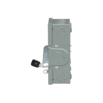 Interruptor de Seguridad con Porta Fusibles 2 Polos 30 A 3H 3F NEMA 1 Neutro Square D Schneider Electric D221N
