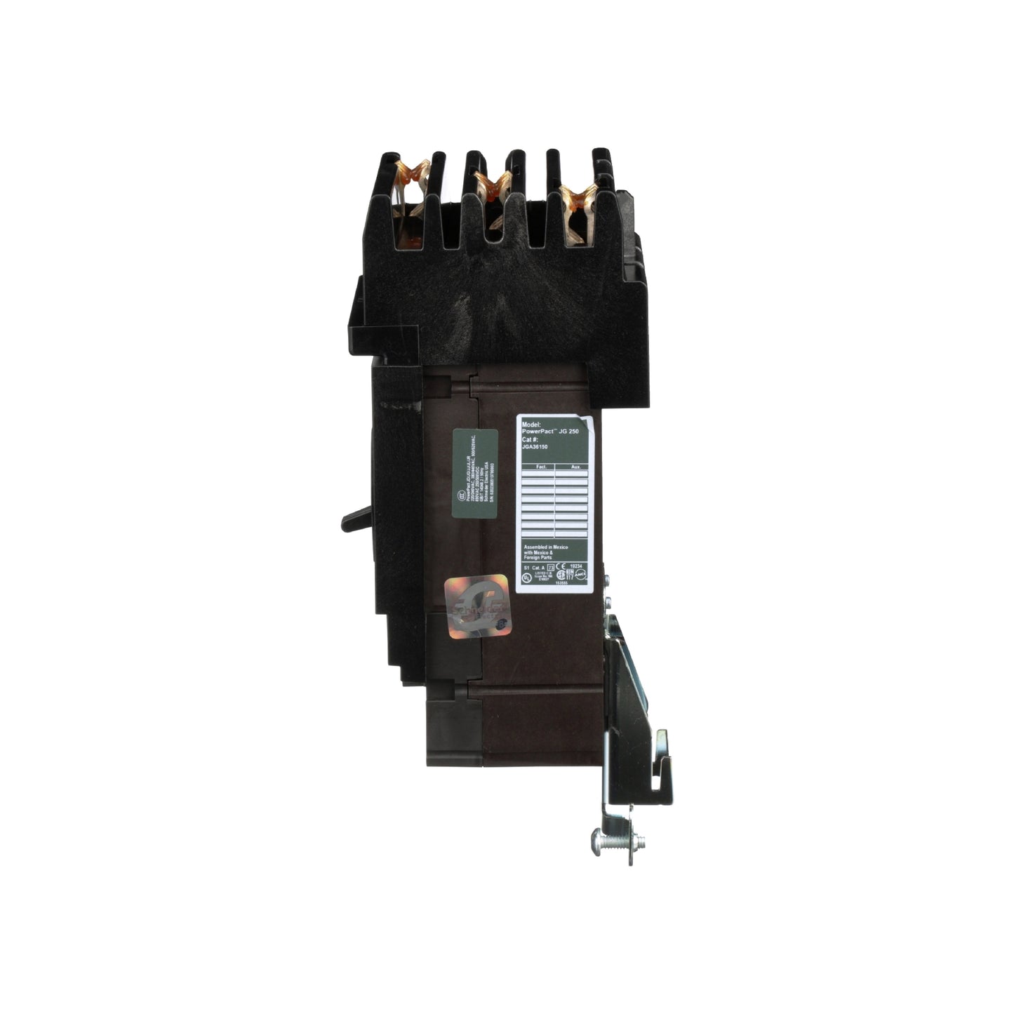 Interruptor Termomagnético Powerpact J, de 150A, 3 Polos, 35 kA a 600V, Zapatas Schneider Electric JGA36150