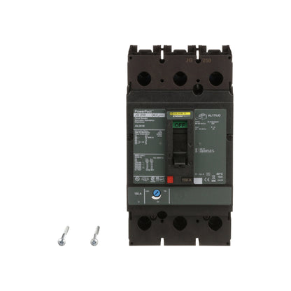 Interruptor Termomagnético Powerpact J, de 150A, 3 Polos, 35 kA a 600V, Zapatas Schneider Electric JGL36150
