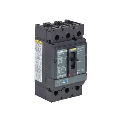 Interruptor Termomagnético Powerpact J, de 175A, 3 Polos, 35 kA a 600V, Zapatas Schneider Electric JGL36175