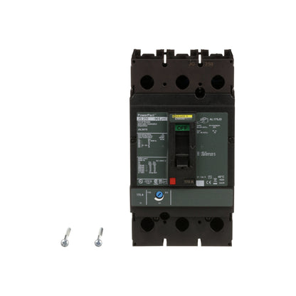 Interruptor Termomagnético Powerpact J, de 175A, 3 Polos, 35 kA a 600V, Zapatas Schneider Electric JGL36175