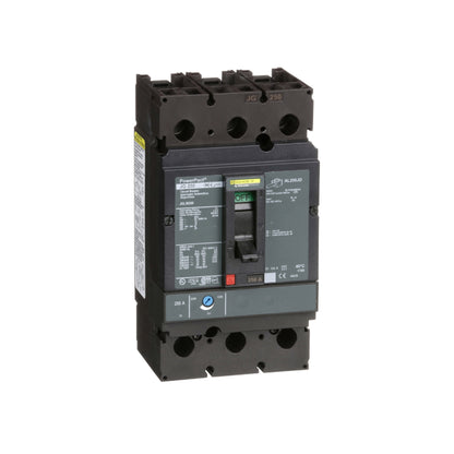 Interruptor Termomagnético Powerpact J, de 250A, 3 Polos, 18 kA a 600V, Zapatas Schneider Electric JGL36250
