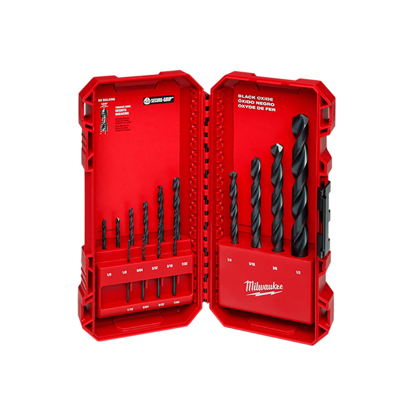 Juego Brocas THUNDERBOLT™  Óxido Negro Milwaukee