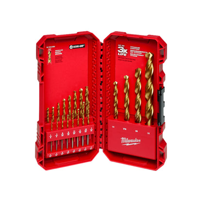 Juego Brocas de Titanio THUNDERBOLT™ (20 pzs.) Milwaukee