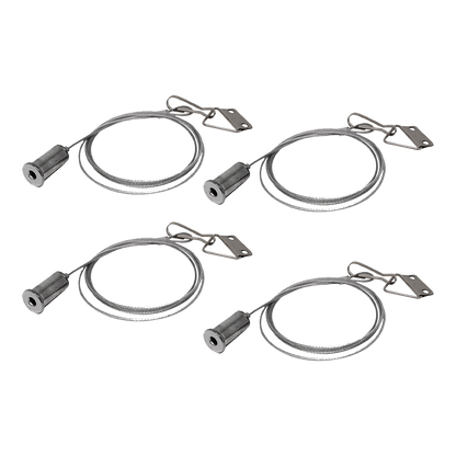 KIT de 4 cables de suspensión para Panel LED Illux