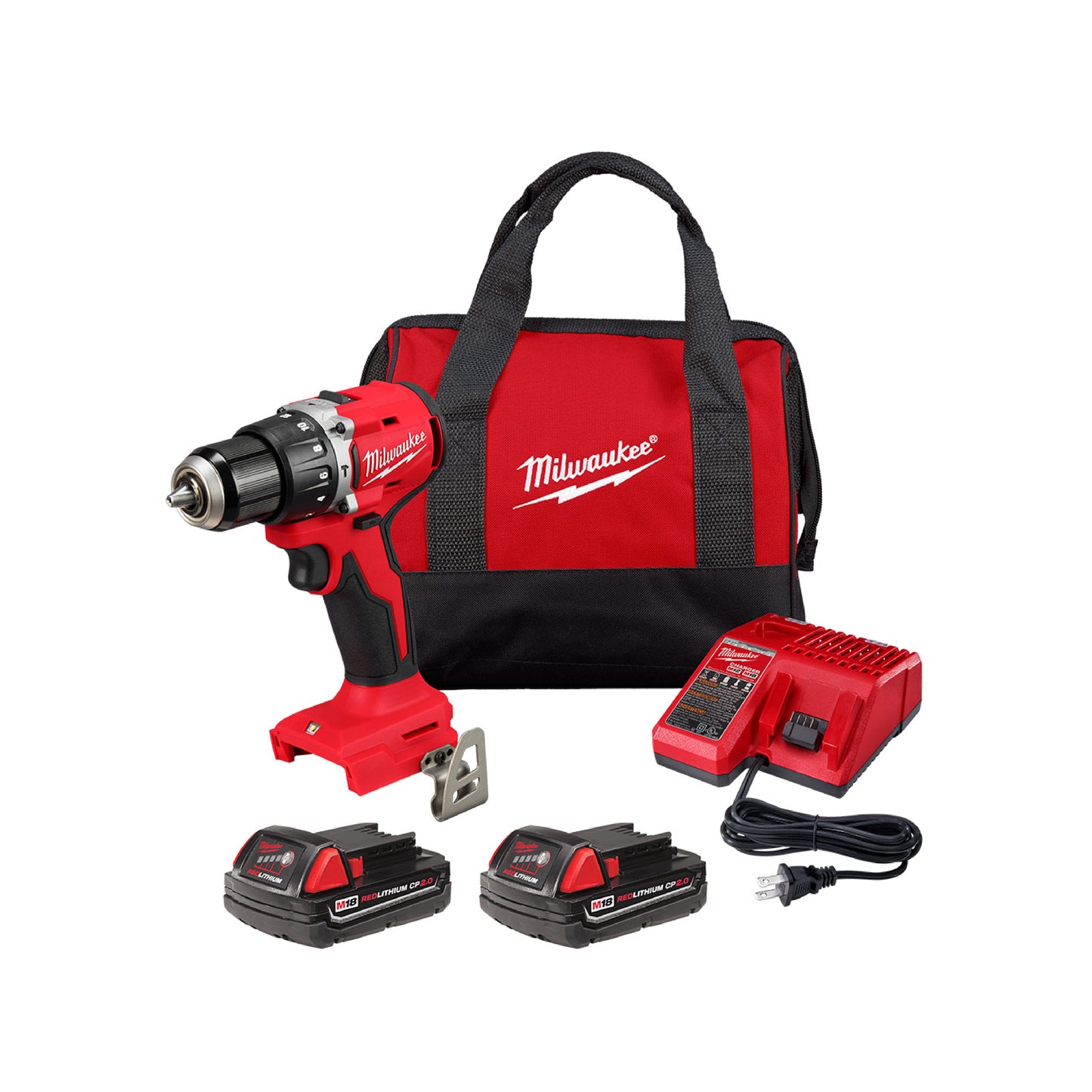 Kit de Taladro Percutor/Destornillador sin Escobillas M18™ de 1/2" Milwaukee
