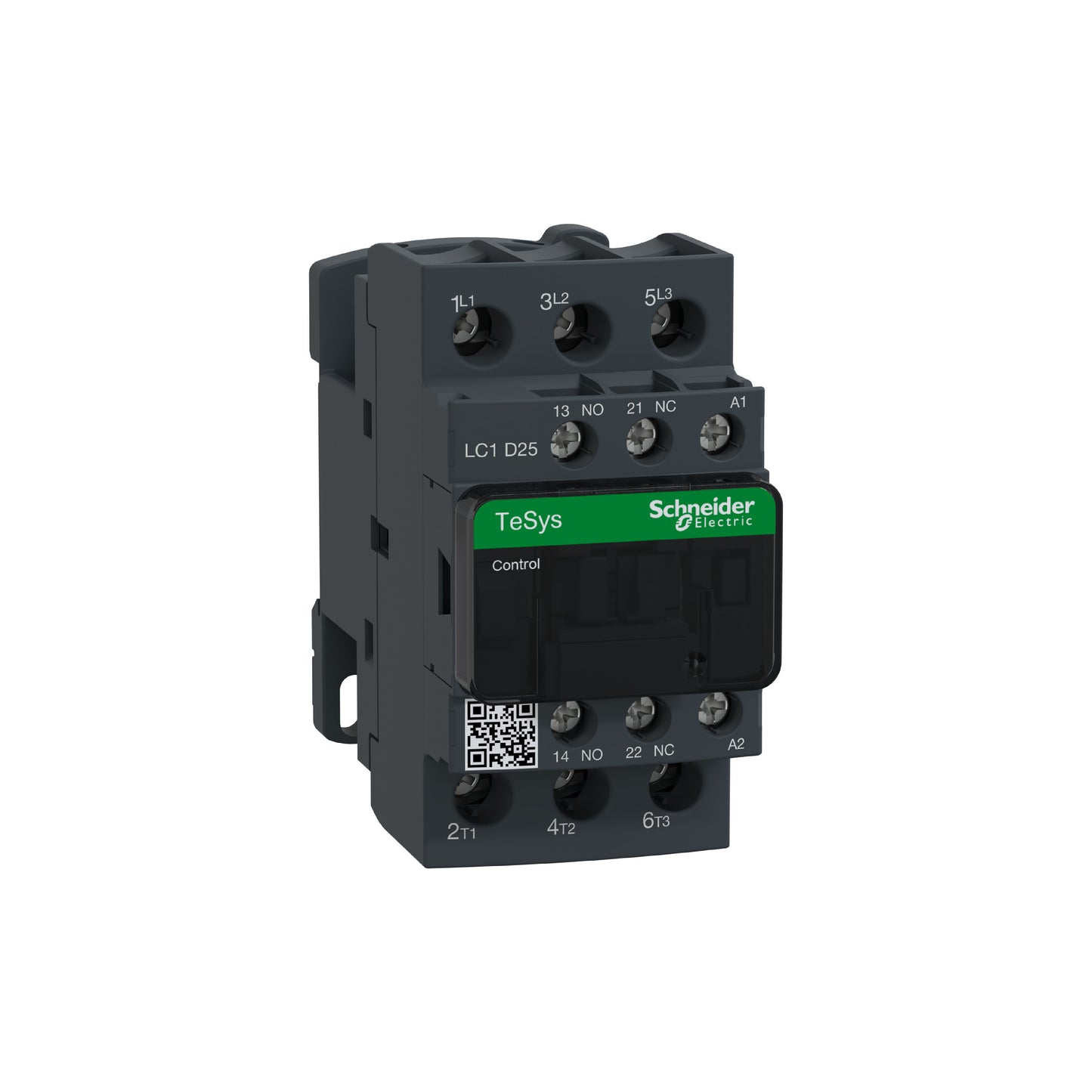 Contactor Tesysd de 25A, 440V, 3 Polos, 3 Fases, Bobina de 110V Schneider Electric LC1D25F7