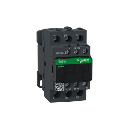 Contactor Tesysd de 25A, 440V, 3 Polos, 3 Fases, Bobina de 110V Schneider Electric LC1D25F7