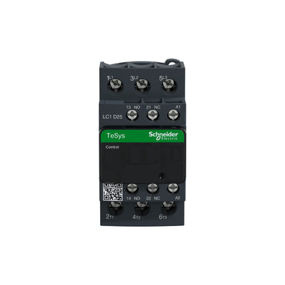 Contactor Tesysd de 25A, 440V, 3 Polos, 3 Fases, Bobina de 110V Schneider Electric LC1D25F7
