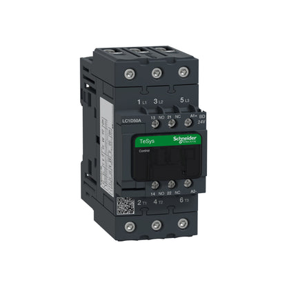 Tesys D-Contactor-3 P AC-3 50 A-Bobina 24 V Cd Schneider Electric LC1D50ABD